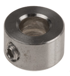 Pierścień osadczy, mocowanie: Wkręt dociskowy, śred. wału: 5mm, Stal nierdzewna