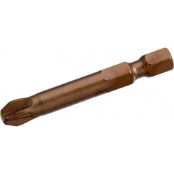 Końcówka wkrętaka Pozidriv 3 mm SAM dł: 70 mm napęd: 1/4 cala Pozidriv