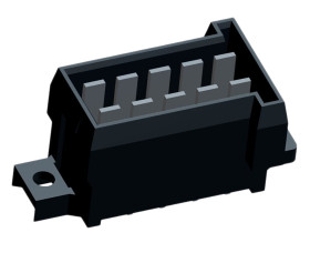 Złącze samochodowe 10-pinowe TE Connectivity 2-rzędowe Męski Timer Przewlekany Lutowane Listwa stykowa PCB