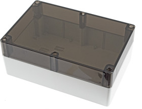PC enclosure, (L x W x H) 300 x 200 x 120 mm, light gray (RAL 7035), IP68, 1554XA2GYSL