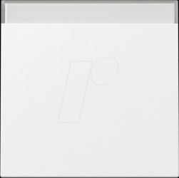 3299 03 Rocker with label field, glossy pure white
