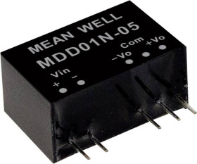 MW Mean Well MDD01L-09 Moduł przetwornicy DC/DC 56 mA 1 W Ilość wyjść: 2 x Content 1 szt.