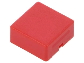 AML51-C10R Klawisz 15x15mm kwadratowy czerwony