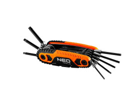 Klucze Torx z uchwytem T9 T10 T15 T20 T25 T27 T30 T40 09-573 NEO TOOLS