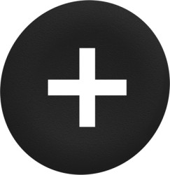 Label, black, for Flush 30 mm, ZBAF2934