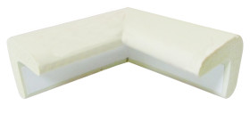 Ochraniacz przeciwuderzeniowy do Narożnik, Krawędź Biały długość 70mm Viso Kauczuk nitrylowy