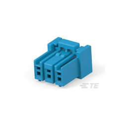 TE Connectivity 2420266-3 Socket Housing 3P Blue Female Shrouded HCI 4.0 Pitch