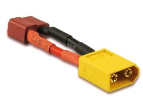 XT60 Male to DEAN T Female Adapter Cable - Long