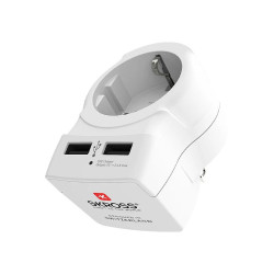Adapter podróżny SKROSS do USA 2xUSB, Dominikana Kuba Tajlandia Kanada
