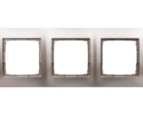 Simon 54 Premium Ramka potrójna złoty mat /do karton-gips/ DRK3/44