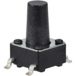 R-TECH 783825 SMT Tactile Switch 6 x 6mm, Height 9.5mm, 160gf