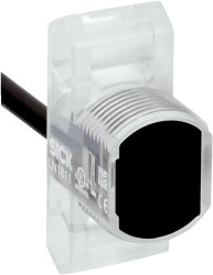 Czujniki fotoelektryczne Tłumienie tła cylindryczny SICK PNP zakres 5 → 50 mm Precyzyjne światło LED