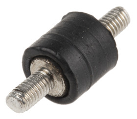Podstawka antywibracyjna M3 średnica 8mm wysokość całkowita 8mm Cylinder męski-męski