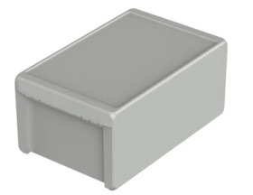 ABS enclosure, (L x W x H) 271 x 170 x 120 mm, light gray (RAL 7035), IP66, 96036365