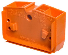 Złączka wewnętrzna 4-przewodowa 2,5mm2 pomarańczowa 264-356 /100szt./