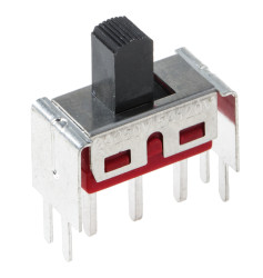 Przełącznik suwakowy, SPDT, THT, 28V dc, 5 A przy 28 V DC, -30 → +85°C, RS PRO