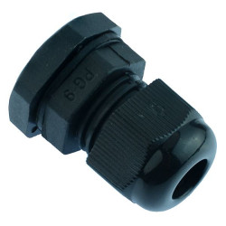 PG9 Black Nylon Cable Gland IP68