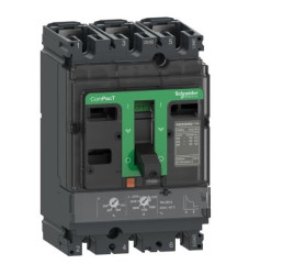 Wyłącznik kompaktowy MCCB, 3-biegunowy, 160A, Stałe, Schneider Electric, NSX160B