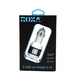 ładowarka USB samochodowa Roxa / Axiver 2 gniazda USB 2.1A + 1A