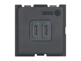 LIVING NOW Ładowarka 2xUSB C - 2 moduły K4286C2 LEGRAND