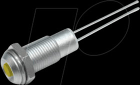 19000003 LED, wired, 3 mm, red, indoor/outdoor reflector, Ø6.2 mm, 13 mcd