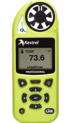 Miernik przepływu powietrza 0852LHVG przepływ 40m/s 0.1m/s Kestrel Przepływ powietrza, wysokość, gęstość, wysokość