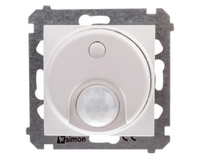 Simon 54 Czujnik ruchu z przekaźnikiem biały DCR10P.01/11