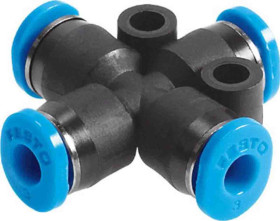 Złączka pneumatyczna Wciskane 3 mm Wciskane 3 mm Festo Adapter krzyżakowy do rur