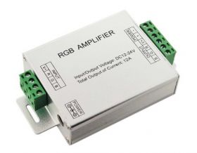 WZMACNIACZ SYGNAŁU POLLED RGB 12V~24V 12