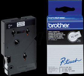 TC201 Brother tape cartridge / 12 mm / 7.7 m