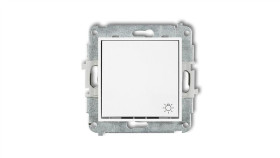 Icon Mechanizm Łącznika Zwierny Światło Biały Mat 25Iwp-5