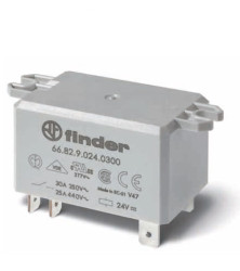 66.82.8.230.0300 Przekaźnik mocy serii 66: 2 Z; 30 A; cewka 230 V AC