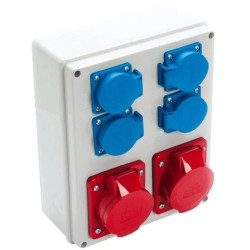 VIPLAST Rozdzielnica Gniazdo 2x16/5 + 4x250V