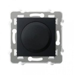 SZAFIR Ściemniacz uniwersalny do obciążenia żarowego, halogenowego oraz LED czarny metalik ŁP-8ZL2/m/33