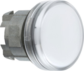 Signal light, illuminable, waistband round, white, mounting Ø 22 mm, ZB4BV013