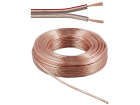 Lautsprecherkabel transparent CU