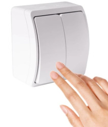 VIPLAST KOALA Łącznik Świecznikowy Hermetyczny Biały