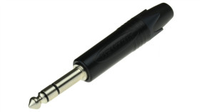 Neutrik Wtyk Instrumentalny Jack 6,3Mm Stereo Na Kabel Do 7,0Mm Niklowany...