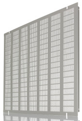 Obudowa z prowadnicami 423 x 466 x 3mm Szary RS PRO
