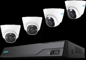 NVS8-8MD4 Network video recorders, set including 4 cameras