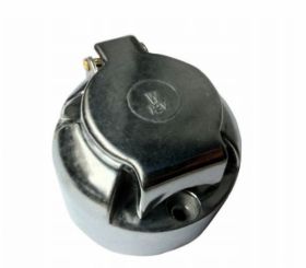 Metalowe gniazdo przyczepy 7PIN aluminiowe