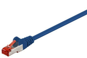 CAT 6 Kabel łączący, S/FTP (PiMF), Niebieski - Długość kabla 1.5 m