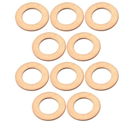 10 pcs M3x7x0.7mm Insulating Pressboard Washer - Brown