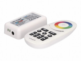 Sterownik MiLight RGBW 12-24V 6/10A + pilot RF FUT028 kpl.