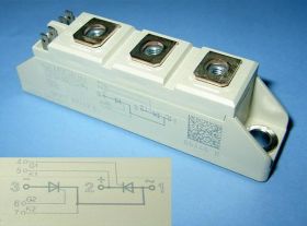 SKKT-57/12E 57A/1200V MODUŁ 2xTYRYST