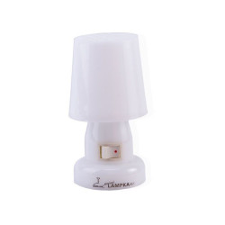 Lampka nocna ML-1 Biała ciepła Lampa do gniazdka