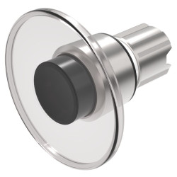 Element wykonawczy przycisku, Siłownik, do uzytku z: Urządzenia przełączające, Srebrny, 60, Utrzymane