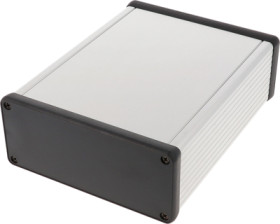 Aluminum enclosure, (L x W x H) 160 x 125 x 52 mm, natural, IP54, 1455Q1602