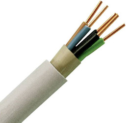 Przewód płaszczowy Kopp 153005848, 5 G 1.5 mm², 5 m, szary