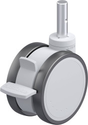 Blickle 935702 LKDGH-PATH 125K-FI-ZA51 Podwójna rolka z tworzywa sztucznego Średnica koła: 125 mm Maksymalne obciążenie:
